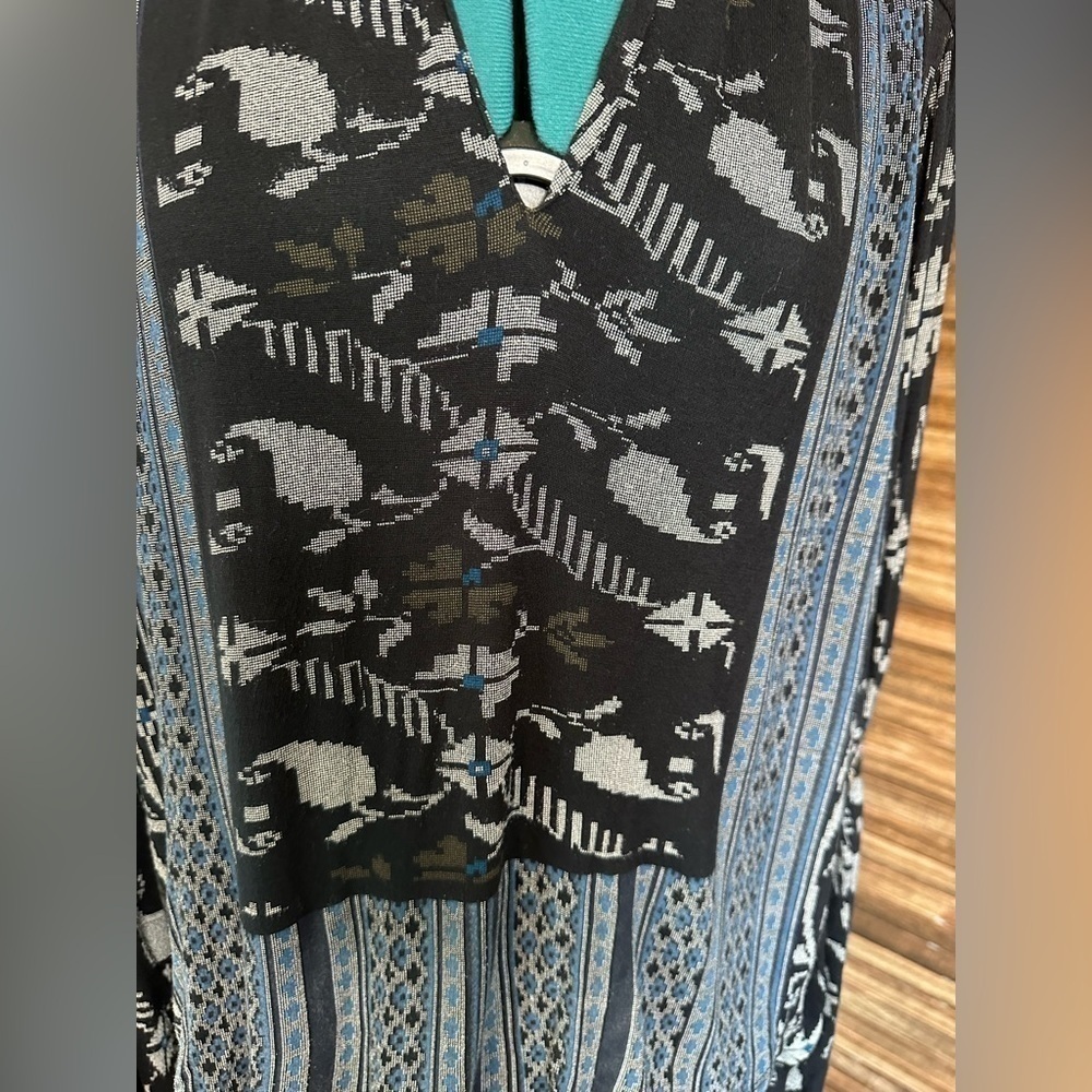 Lucky Brand Boho Witchy Embroidered Top - Picture 2 of 14